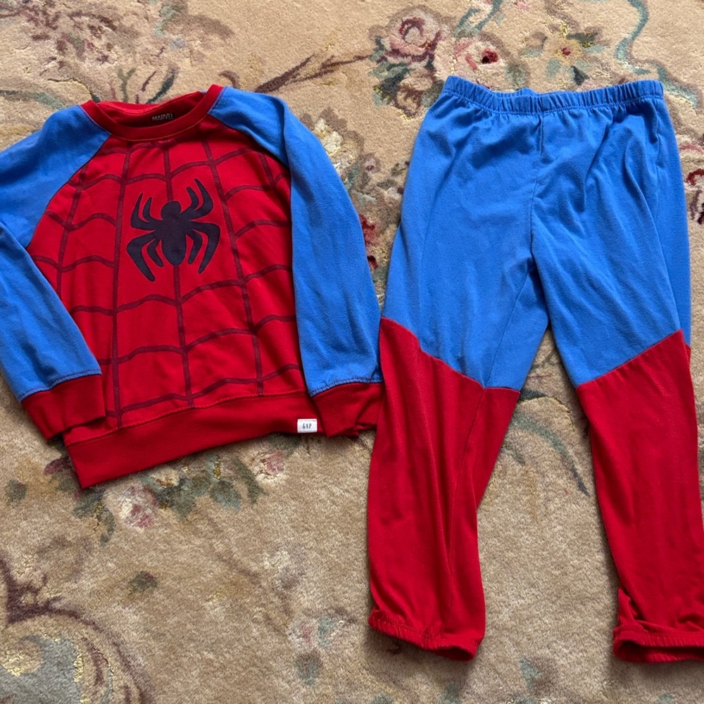 GAP Kids Red and Blue Pajama Set